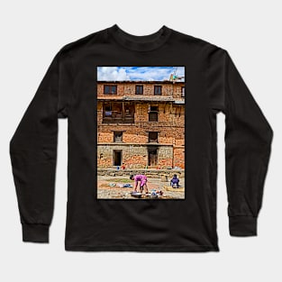 Bungamati Washing. Long Sleeve T-Shirt